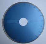 Continuous rim diamond saw ceramic blade for cutting ceramic porcelain