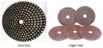 Flexible Metal bond and Copper bond Polishing Pad