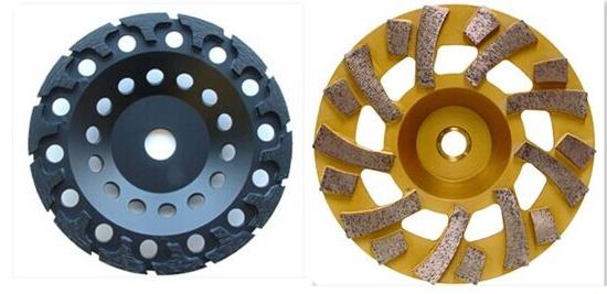 Bowl Shape Segmented Swirl Diamond Grinding Wheel Cut Tool