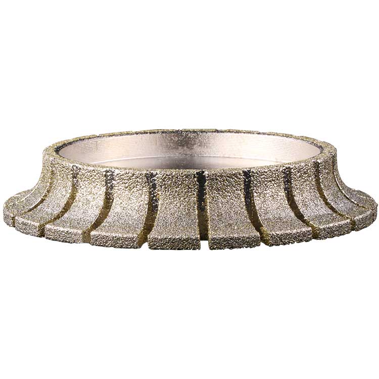 stone different shapes Diamond electroplating Profile Wheel