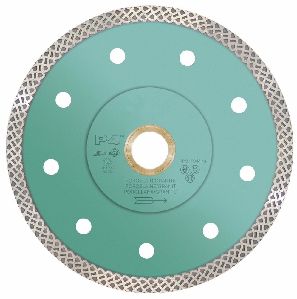 Abrasive ceramic Turbo Mesh diamond cutting Blade tool for Porcelain and Granite 4-1/2 "x .048 "x 7/8", 20mm, 5/8"