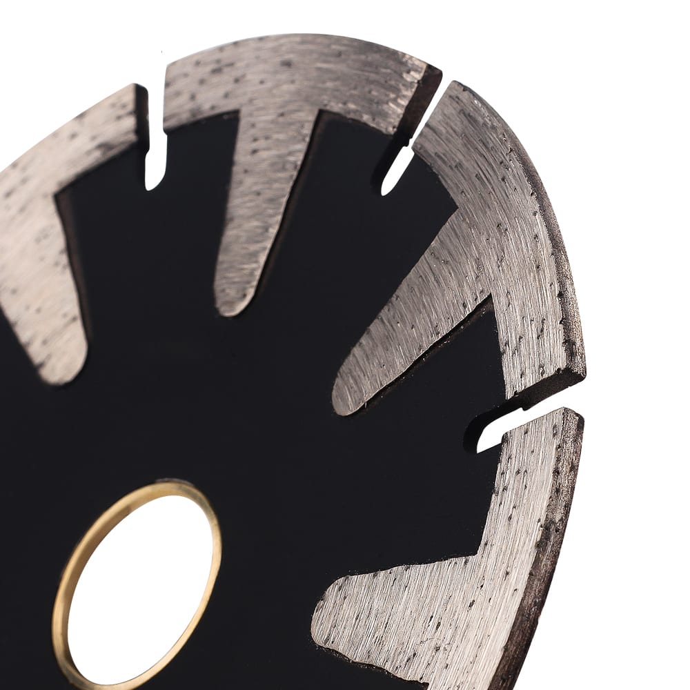 D115mm T-Segmented Concave Blade Diamond Blade For Curved Cutting Turbo Rim 4.5" Granite Stone Cutting Diamond Tools