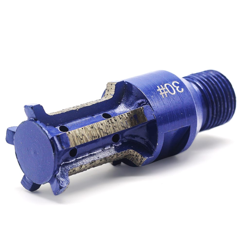 T30mm diamond finger bit wheels with 1/2 Gas arbor for grinding slab edge 30mm height