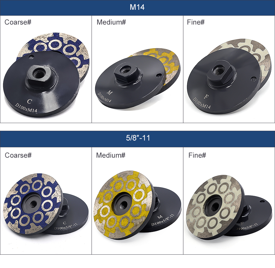 100mm resin filled 4 inch diamond turbo grinding discs wheel for grinding and polishing stone