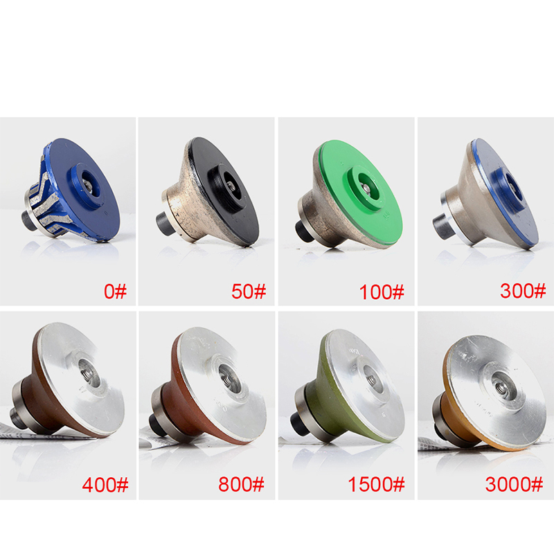 E30 Bevel Diamond Router Bits for Edge Profiling Machine Hand Held Granite Router Diamond Wheel Shape B 3 cm
