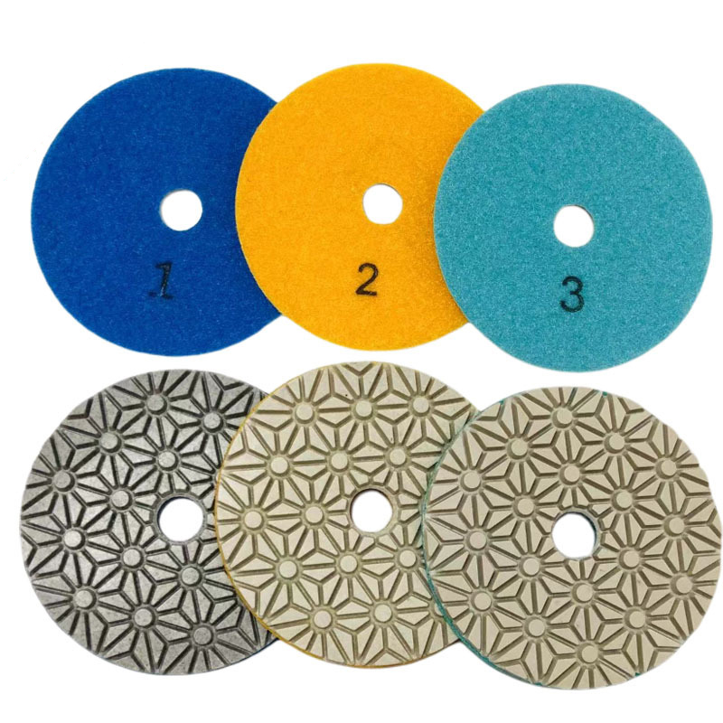 3-Step Wet Diamond Polishing Pads