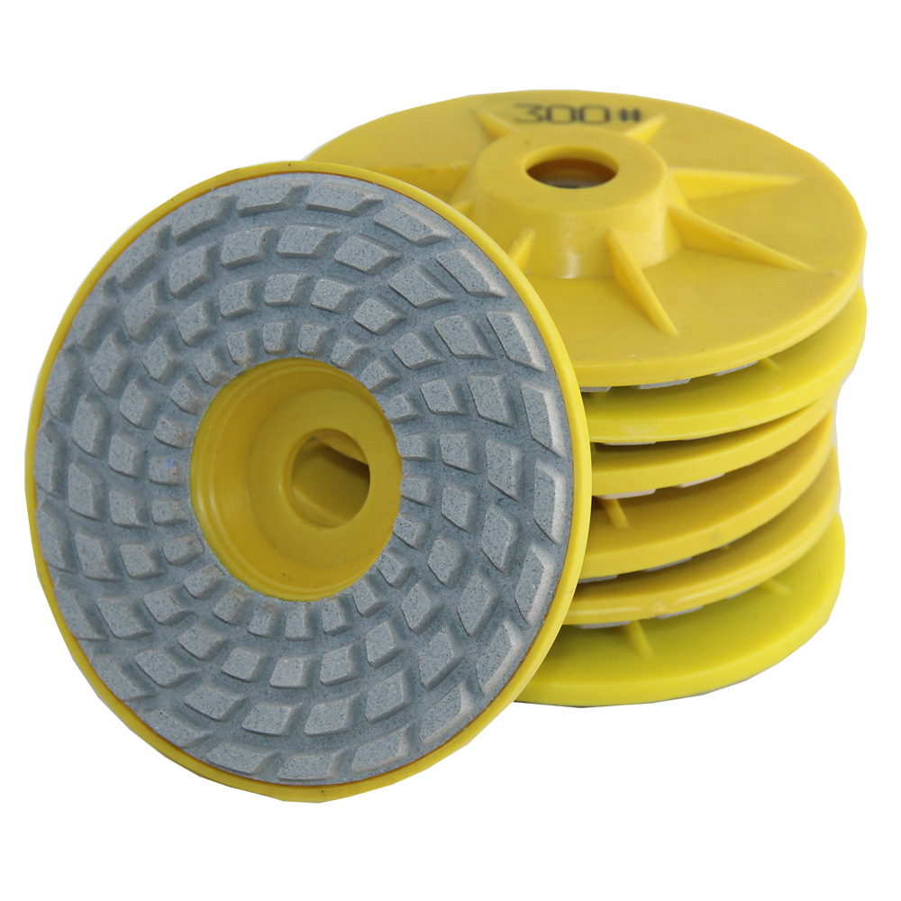Diamond Polishing pad with plate